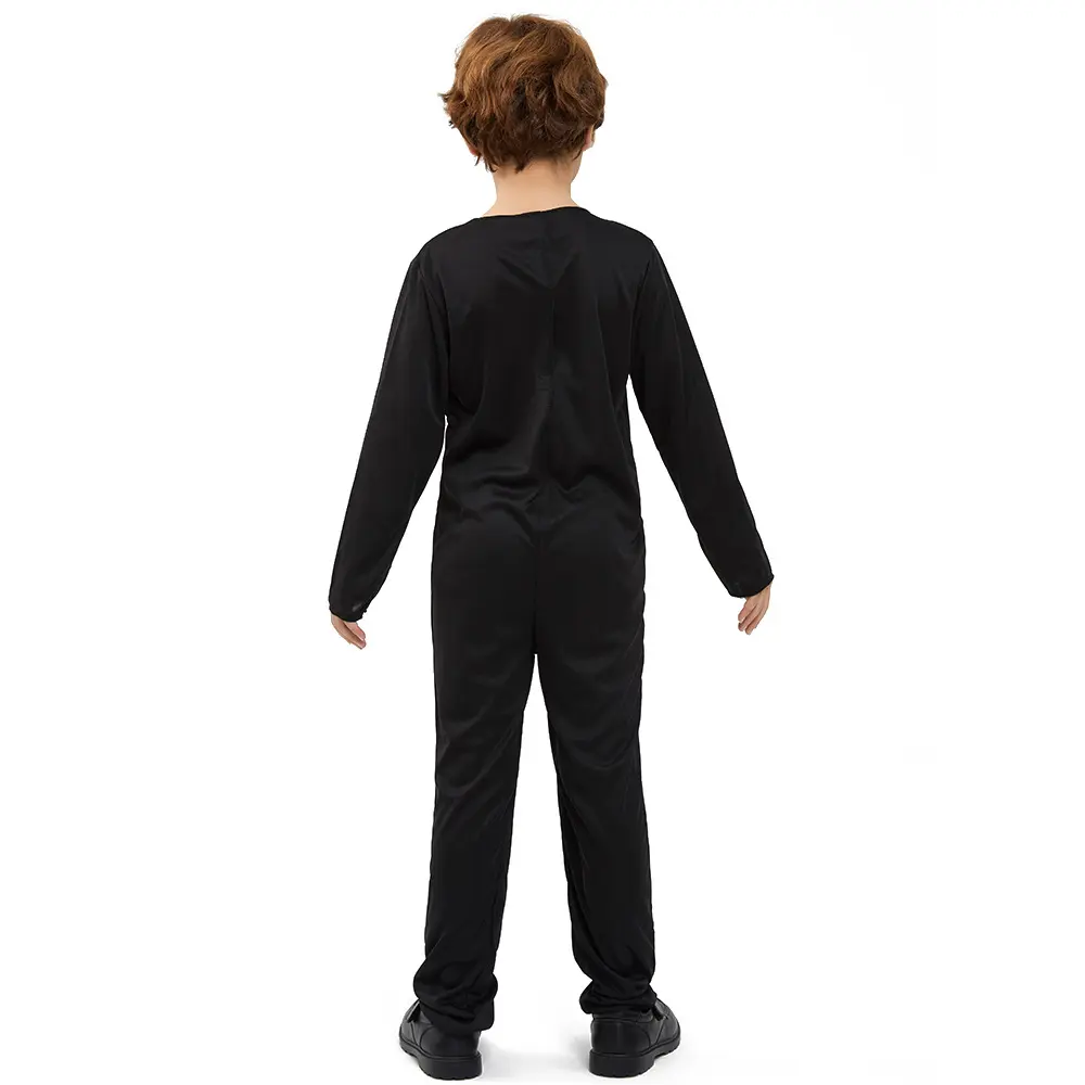 Halloween Costumes Unisex Kids Colorful Skull Skeleton Jumpsuit Theme Party School Event Play Costumes05
